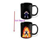 NEK tech Dragon Ball Z Color Changing Coffee Mug Heat Reactive Mug VEGETA