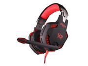 G2100 Bass Vibration Headset Gaming Headset for PC Gamer Red