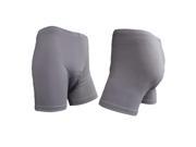 Highsurround Men Cycling Underwear Silicone 3D Padded Riding Shorts Grey M