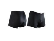 Highsurround Women Cycling Underwear Silicone 3D Padded Riding Shorts Black XXL