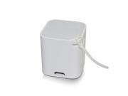 White Mini Portable Anti lost Self Shutter Bluetooth Wireless Speaker sound box