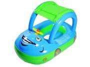 Inflatable Baby Float Seat Boat Beach Car Sun Shade Water Swimming Pool Canopy
