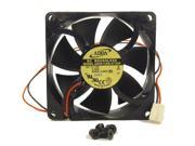 80mm 25mm Case Fan 12V DC IP55 Waterproof 67CFM 2 Wire Cooling Ball Brg 311a Listed for charity