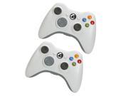 Lot 2 Popular Perfect White Wireless Game Remote Controller Gamepad for XBOX 360