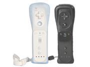 2pcs Wireless Remote Controller Silicone Case for Nintendo Wii Game Black white
