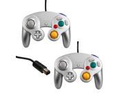 Lot2 Game Controller for Nintendo GameCube GC or Wii Silver
