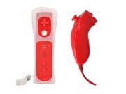 Wireless Remote Nunchuck Controller Case Wrist for Nintendo Wii Red