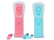 2xBest Wireless Remote Controller For Nintendo Wii Pink and Blue