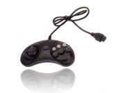 Play Game 6 Button Game Controller for Sega Genesis Black