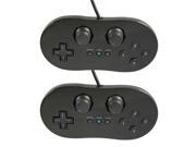 Lot 2 Pro Black Classic Controll For Nintendo Wii GameCube Cheap