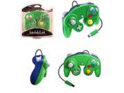 Controller for Nintendo GameCube or Wii Green Blue LUIGI