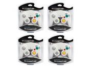 Set of 4 Controllers for Nintendo GameCube Wii WHITE