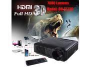 3D 1080P 7000Lumens Projector Home Theater Cinema LED LCD HDMI VGA AV TV VGA HDS
