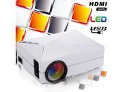 Mini Portable Home Cinema Theater LED Projector 1080P HDMI AV USB VGA SD GM60 OY