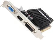 MSI Radeon HD 6450 2GB DirectX 11 64 Bit DDR3 PCI Express 2.0 x16 HDCP Ready Low Profile Passive Low Profile R6450 2GD3H LP Video Graphics Card