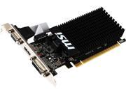 MSI GeForce GT 710 1GB DirectX 12 64 Bit DDR3 PCI Express 2.0 x16 HDCP Ready Low Profile GT 710 1GD3H LP Video Graphics Card