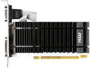 MSI GeForce GT 730 2GB DirectX 12 64 Bit DDR3 PCI Express 2.0 x16 HDCP Ready Low Profile N730K 2GD3H LP Video Graphics Card