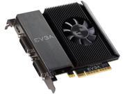EVGA GeForce GT 710 DirectX 12 1GB 64 Bit DDR3 PCI Express 2.0 01G P3 2716 KR Video Graphics Card