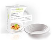 Eco 100% Compostable 16oz Portion Control Bowls Set of 25 for Diabetes Weight Management