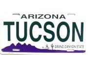 AZ Arizona Tucson State Background Aluminum License Plate SB LP1061