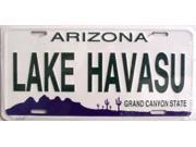 AZ Arizona LAKE HAVASU State Background Aluminum License Plate SB LP1072
