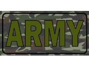 US ARMY Camo Camoflage Aluminum License Plate SB LP1195
