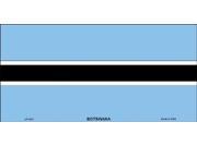 Botswana Flag Aluminum License Plate SB LP3977