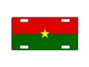 Burkina Faso Flag Aluminum License Plate SB LP3982