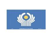 Commonwealth Of Ind States Flag Aluminum License Plate SB LP3997