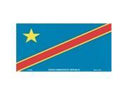 Congo Democratic Republic Flag Aluminum License Plate SB LP3998