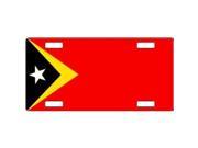 East Timor Flag Aluminum License Plate SB LP4005