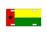 Guinea Bissau Flag Aluminum License Plate SB LP4027