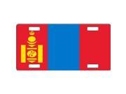 Mongolia Flag Aluminum License Plate SB LP4098