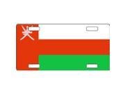 Oman Flag Aluminum License Plate SB LP4119