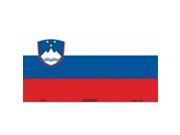 Smart Blonde LP-4142 Slovenia Flag Metal Novelty License Plate Smart Blonde LP-4142 Slovenia Flag Metal Novelty License Plate
