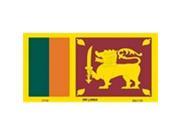 Sri Lanka Flag Aluminum License Plate SB LP4148