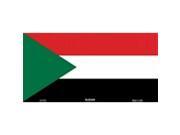 Sudan Flag Aluminum License Plate SB LP4153