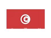 Tunisia Flag Aluminum License Plate SB LP4162