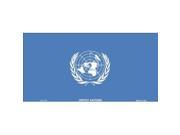 United Nations Flag Aluminum License Plate SB LP4170