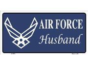 Air Force Husband Aluminum License Plate SB LP5012