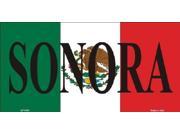 SONORA MEXICO Background Aluminum License Plate SB LP3434