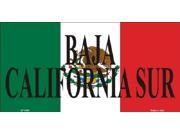 BAJA CALIFORNIA SUR MEXICO Background Aluminum License Plate SB LP3450