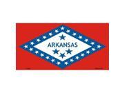Arkansas State Flag Aluminum License Plate SB LP3568
