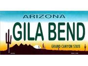 GILA BEND Arizona State Background Aluminum License Plate SB LP3570