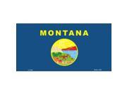 Montana State Flag Aluminum License Plate SB LP3589