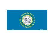 South Dakota State Flag Aluminum License Plate SB LP3601
