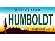 HUMBOLDT Arizona State Background Aluminum License Plate SB LP3611