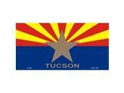 Tucson Star Aluminum License Plate SB LP3697