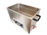 New 30L 8 Gallon 1100W Ultrasonic Cleaner with 600W Cleaning Power 500W Heater with Angel POS Stainless Steel Basket Time for Industrial Parts Commercial
