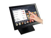 Angel POS 12 Touch Screen POS TFT LCD TouchScreen Monitor with Adjustable POS Stand for Retail Restaurant Bar Pub Kiosk